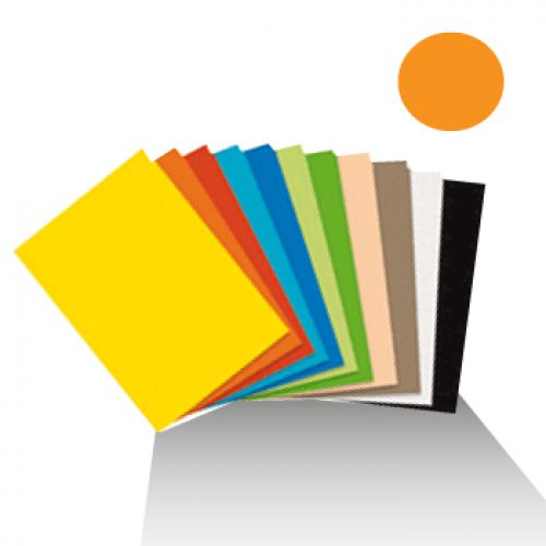 Cartolina 180gr 1 folha 50x65cm Laranja (6A) ,  , 17205929/UN , 5609185002073